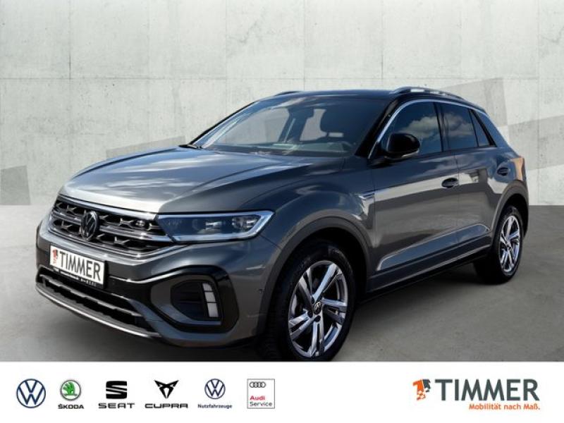 VW  T-Roc 1.5 TSI DSG R-LINE +AHK +LED +ACC +RKAM +V, Indiumgrau Metallic
