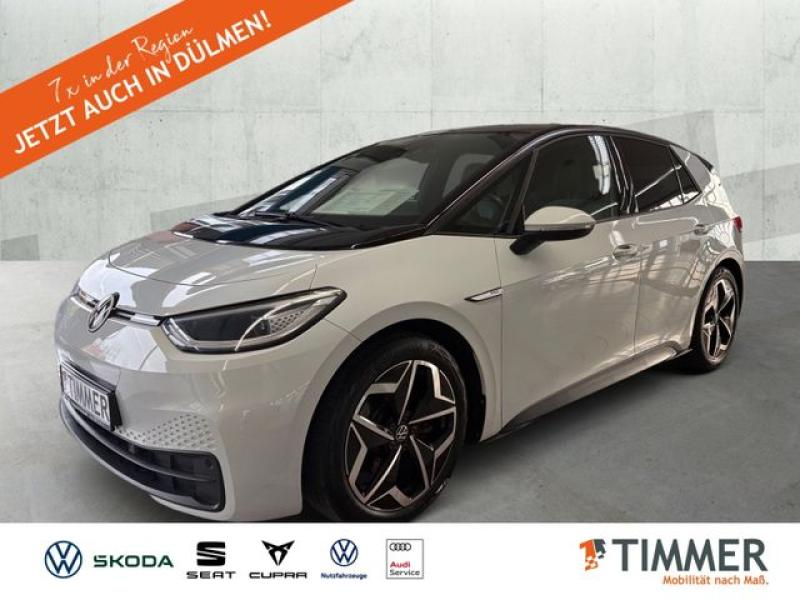 VW  ID.3 PRO PERF. 62 kWh +IQ.LIGHT +ACC +CARPLAY +1, Gletscherweiß Metallic Schwarz