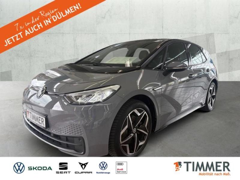 VW  ID.3 PURE PERF. 55 kWh +LED +CARPLAY +NAVI +19", Mondsteingrau Schwarz