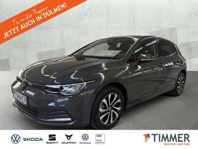 VW  Golf VIII 1.5 TSI ACTIVE +LED +ACC +VIRTUAL +NAV, Delfingrau Metallic