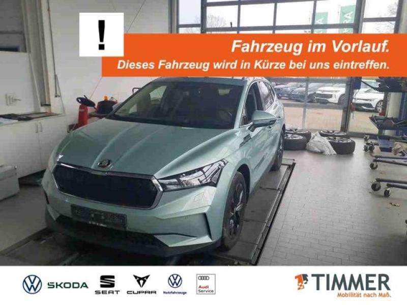 SKODA  Enyaq iV 80 LOFT +WÄPU +360° +MATRIX +ACC +CARPL, Arctic Silber Metallic