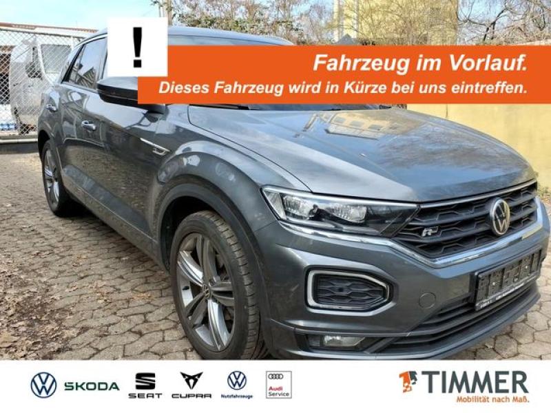 VW  T-Roc 1.5 TSI DSG R-LINE +AHK +LED +ACC +CARPLAY, Indiumgrau Metallic