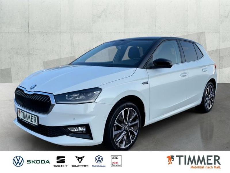 SKODA  Fabia 1.0 TSI DSG First Edition +LED +RKAM +VIRT, Moon Weiß Perleffekt