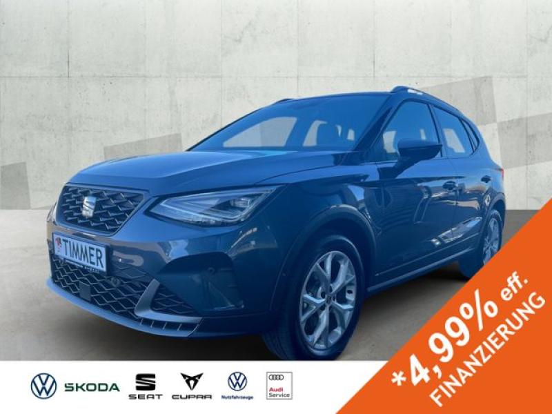 SEAT  Arona FR 1,0 TSI 85kW (116PS) *DSG *NAVI*RFK*AHK, Magnetic Grau Metallic