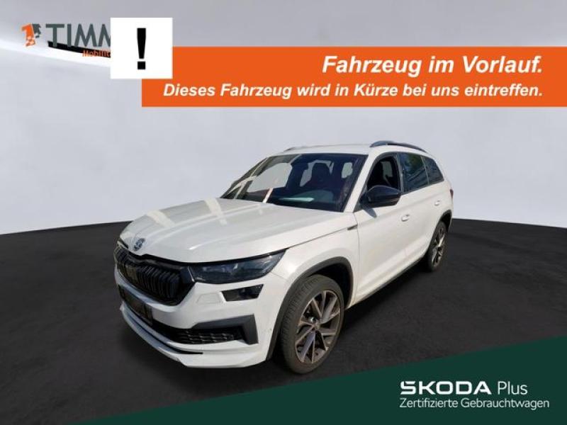 SKODA  Kodiaq 2.0 TDI DSG 4x4 SPORTLINE +AHK +CANTON +M, Moon Weiß Perleffekt