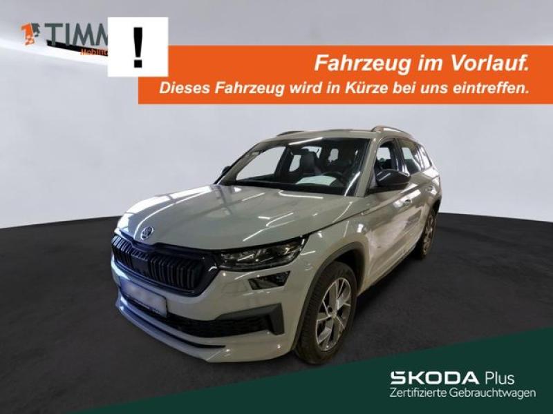 SKODA  Kodiaq 2.0 TDI DSG SPORTLINE +AHK +CANTON +MATRI, Stahl Grau
