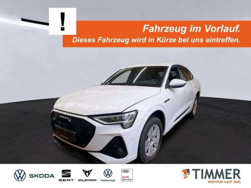 AUDI  e-tron SPORTBACK S-LINE 95kWh 4x4 +AHK +MATRIX +, Gletscherweiß Metallic