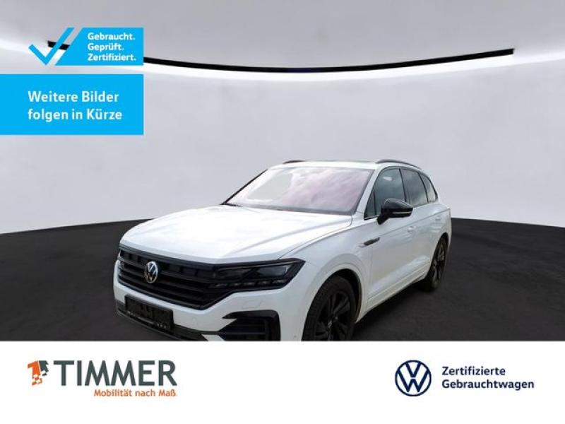 VW  Touareg 3.0 TDI V6 4M R-LINE BLACK +AHK +DYNAUDI, Oryxweiß Perlmutteffekt