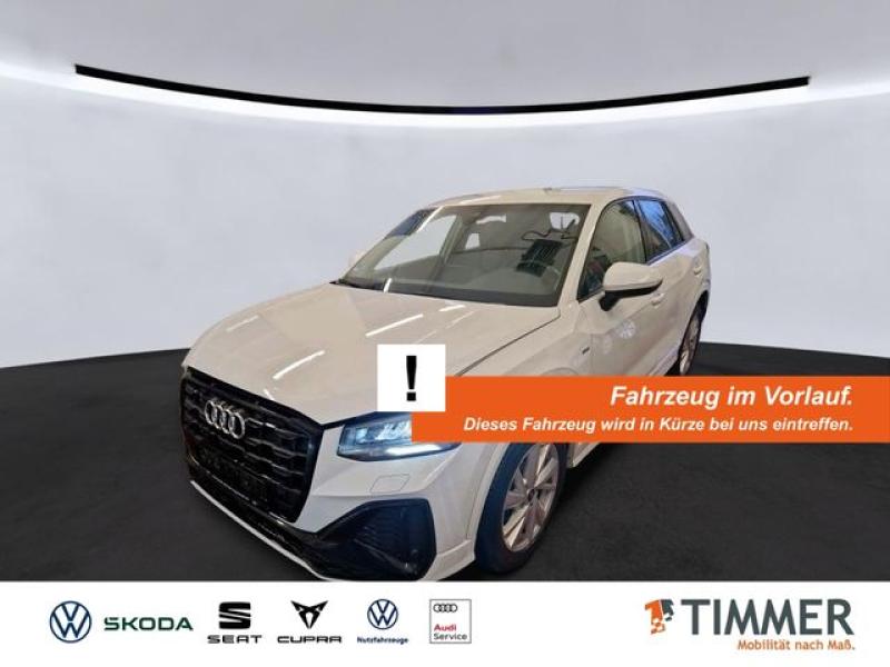 AUDI  Q2 35 TFSI S tronic S LINE BLACK +LED +ACC +RKAM, Gletscherweiß Metallic