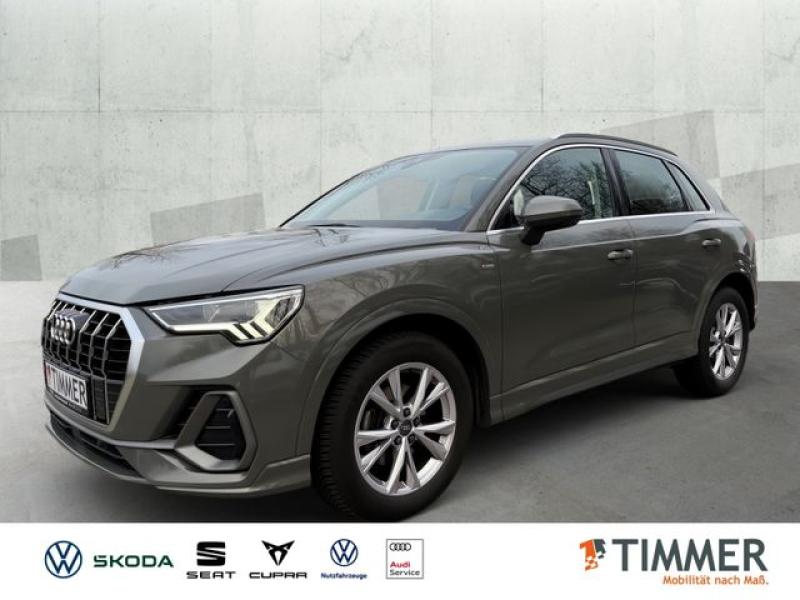 AUDI  Q3 35 TDI S line S tronic *AHK*LED*NAVI*, Chronosgrau Metallic