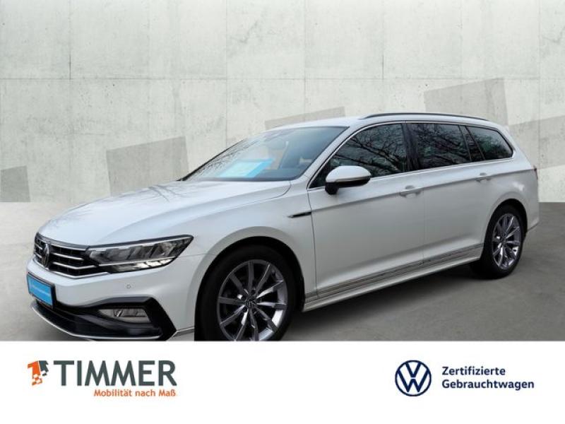 VW  Passat Variant 2.0 TDI DSG R-LINE +AHK +H&K +RKA, Gletscherweiß Metallic