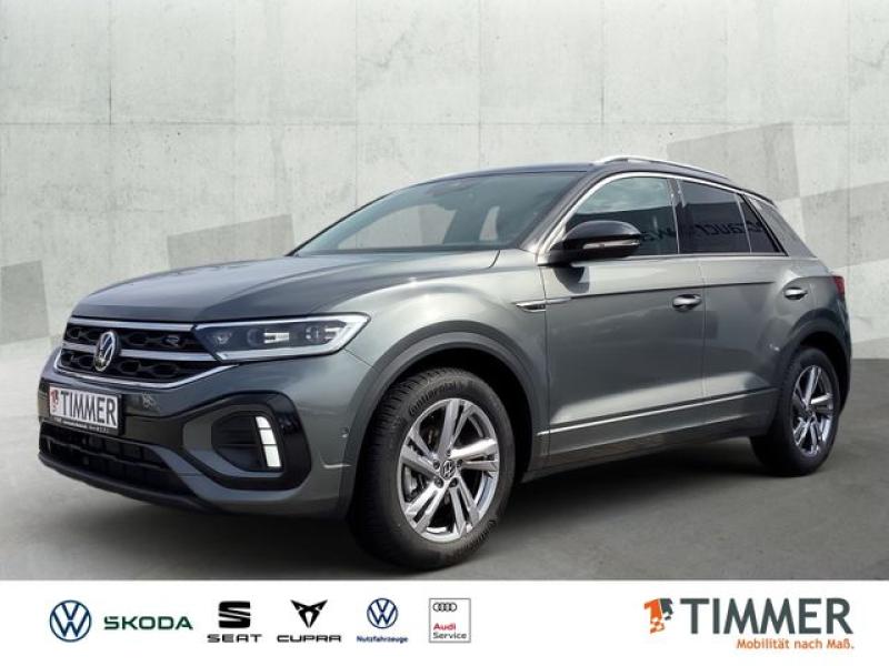 VW  T-Roc 1.5 TSI DSG R-LINE +AHK +LED +ACC +RKAM +V, Indiumgrau Metallic Schwarz
