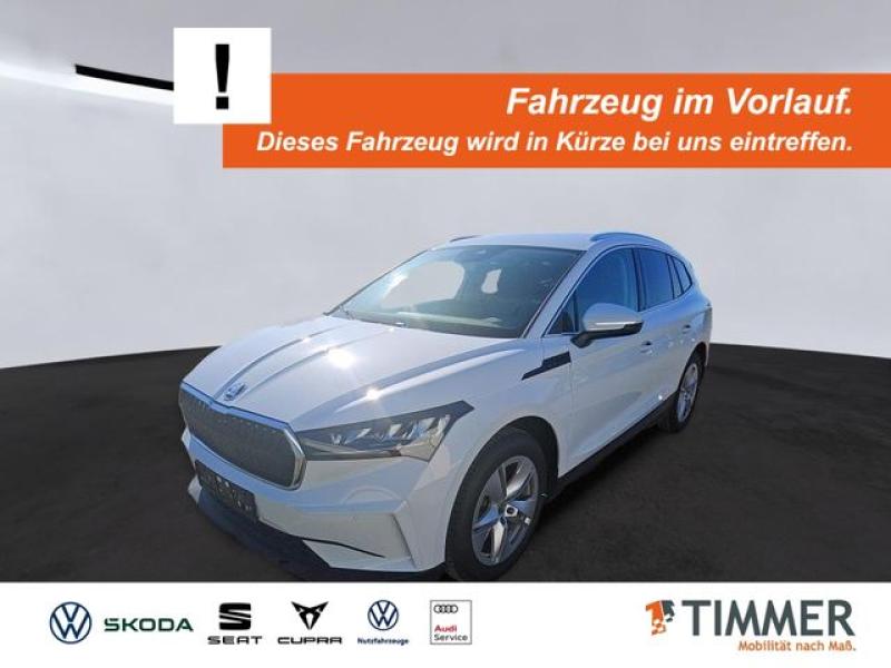 SKODA  Enyaq iV 60 LOFT +LED +ACC +RKAM +CARPLAY +NAVI, Moon Weiß Perleffekt