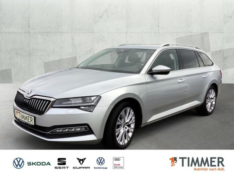 SKODA  Superb Combi 2.0 TDI DSG 200PS AHK 1.Hand LED VC, Brilliant Silbermetallic
