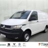 VW  T6.1 Transporter Kasten 2.0 TDI DSG KR +NAVI +PD, Candy Weiß