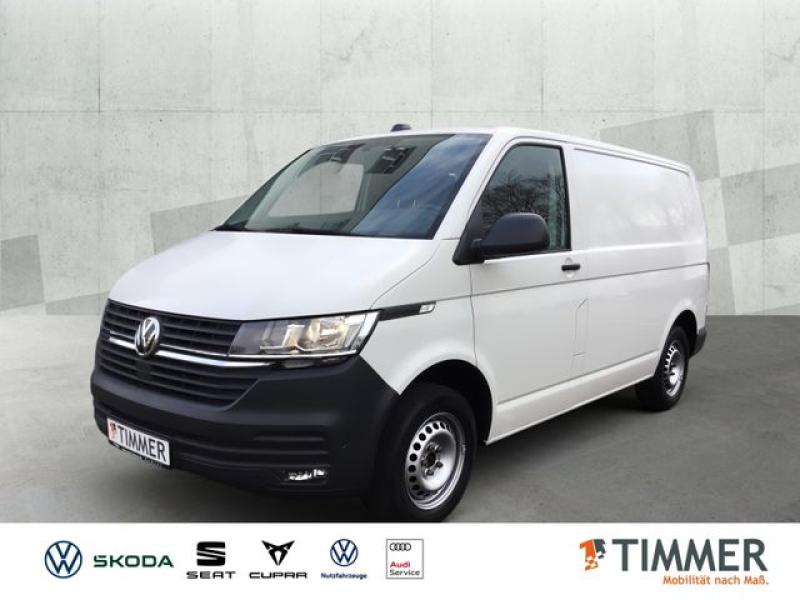VW  T6.1 Transporter Kasten 2.0 TDI DSG KR +NAVI +PD, Candy Weiß