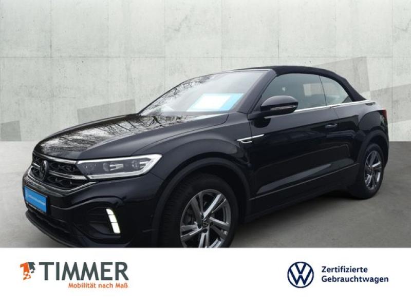VW  T-Roc Cabriolet 1.5 TSI DSG R-LINE +AHK +LED +AC, Deep Black Perleffekt