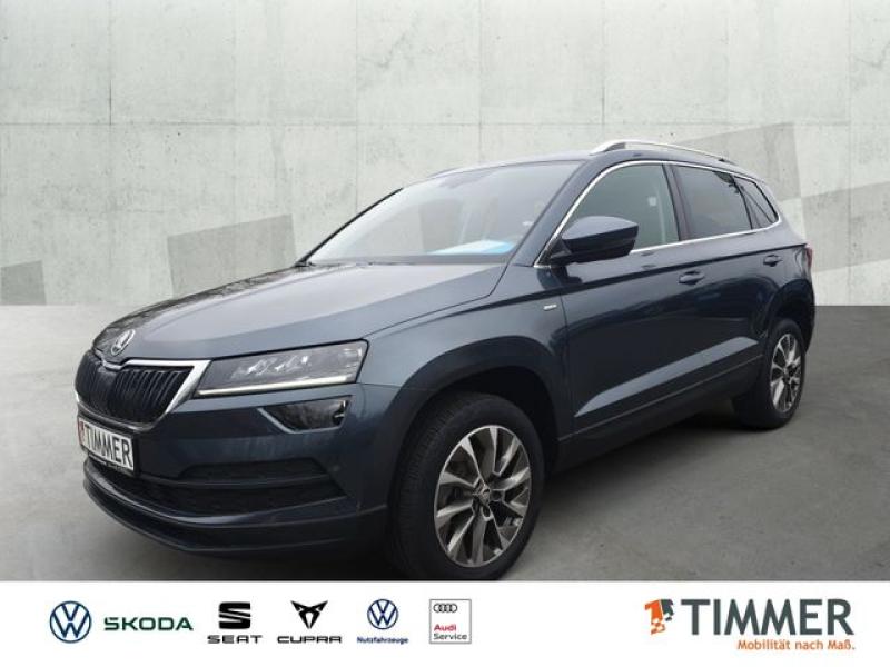 SKODA  Karoq 1.5 TSI DSG CLEVER +AHK +LED +ACC +RKAM +N, Quarz Grau Metallic