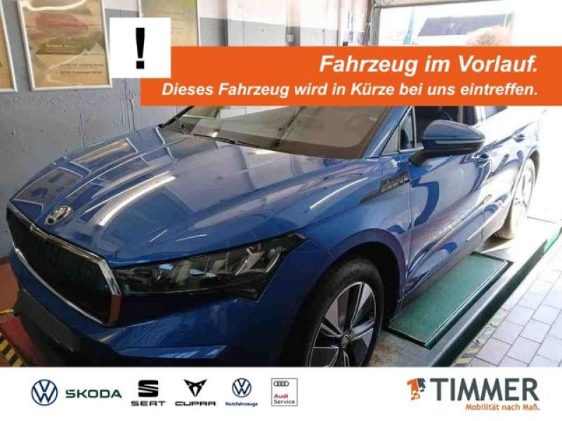 SKODA  Enyaq 60 LOFT +WÄPU +AHK +LED +ACC +CARPLAY +RKA, Race-Blau Metallic
