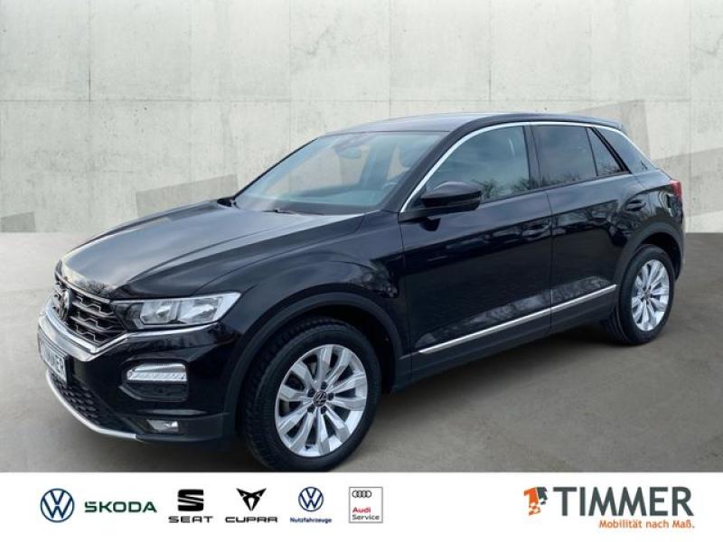 VW  T-Roc 1.5 TSI DSG SPORT +AHK +NAVI +SHZ +17" PDC, Deep Black Perleffekt