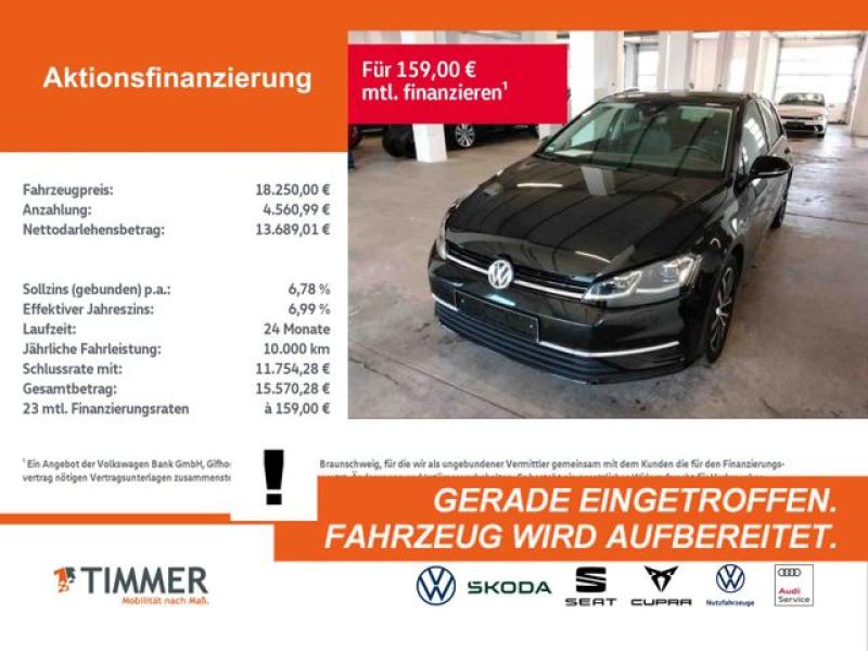 VW  Golf VII 1.5 TSI IQ.DRIVE +PANO +LED +ACC +NAVI, Deep Black Perleffekt
