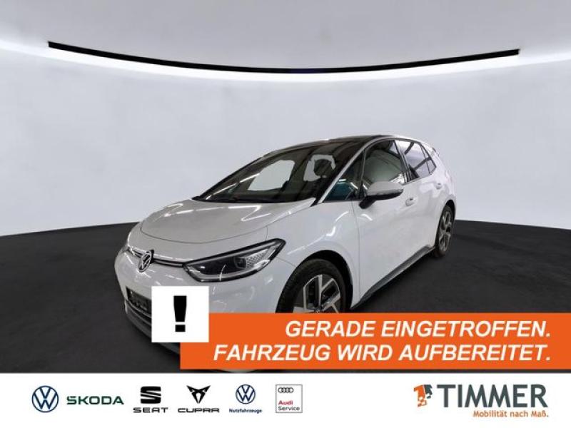 VW  ID.3 PRO 62 kWh +WÄPU +IQ.LIGHT +ACC +CARPLAY +R, Gletscherweiß Metallic