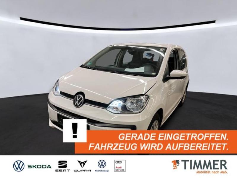 VW  up! 1.0 MOVE! +4TÜR +SHZ +DAB+ +KLIMA +TELE +ALL, Pure White
