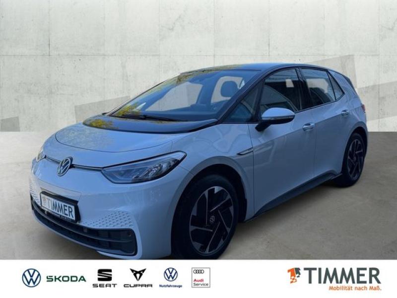 VW  ID.3 PRO PERF. 62 kWh +LED +AHK +ACC +CARPLAY +N, Gletscherweiß Metallic