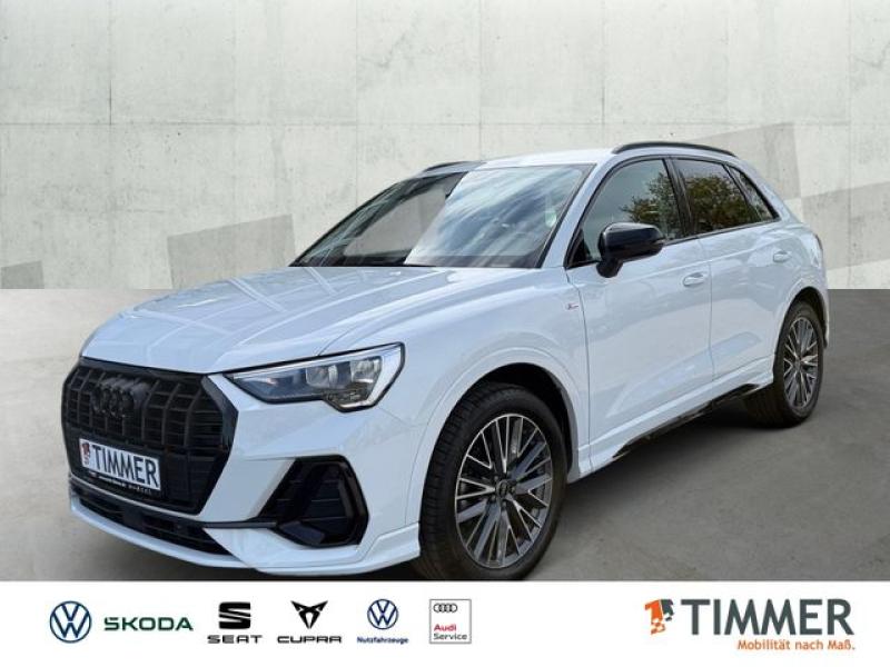 AUDI  Q3 35 TFSI S tronic S LINE +AHK +LED +ACC +VIRTU, Gletscherweiß Metallic
