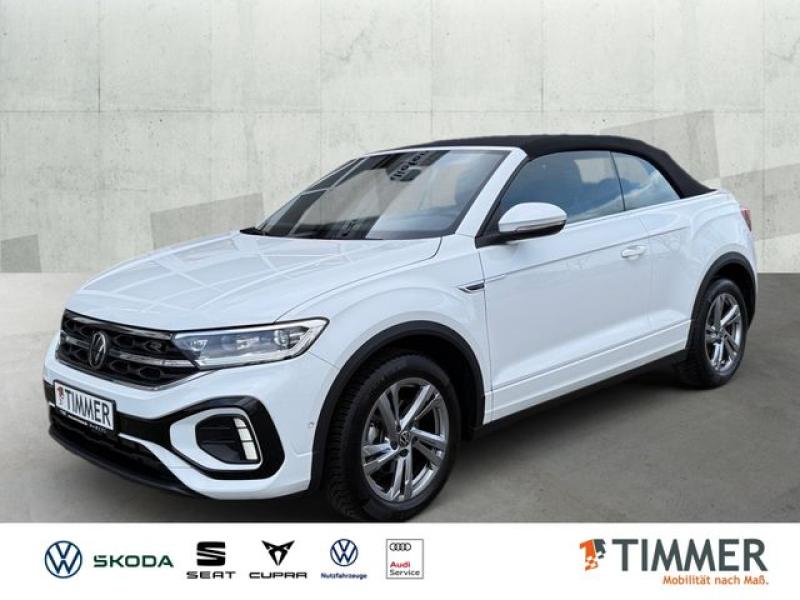 VW  T-Roc Cabriolet 1.5 TSI DSG R-LINE +AHK +LED +AC, Pure White
