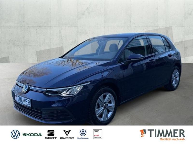 VW  Golf VIII 1.5 eTSI DSG LIFE +LED +ACC +APP +NAVI, Atlantic Blue Metallic