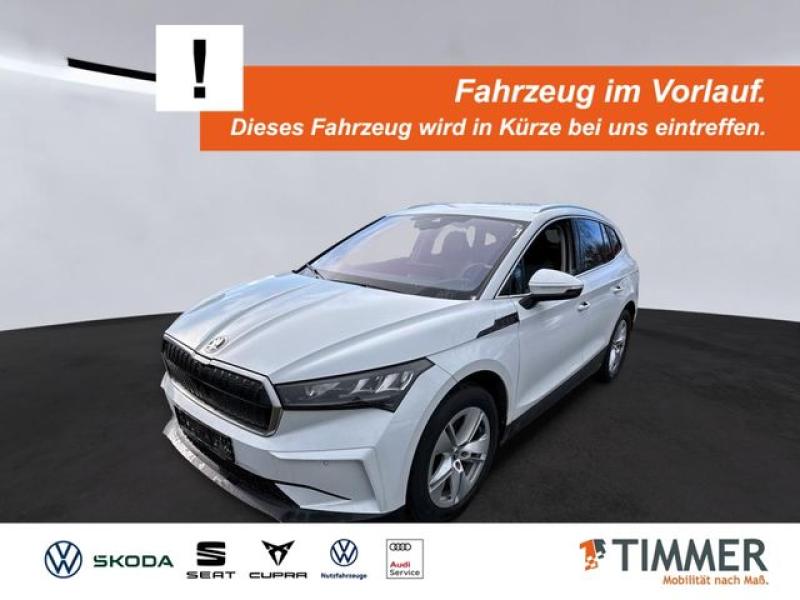 SKODA  Enyaq iV 80 LOFT +LED +ACC +CARPLAY +RKAM +NAVI, Moon Weiß Perleffekt