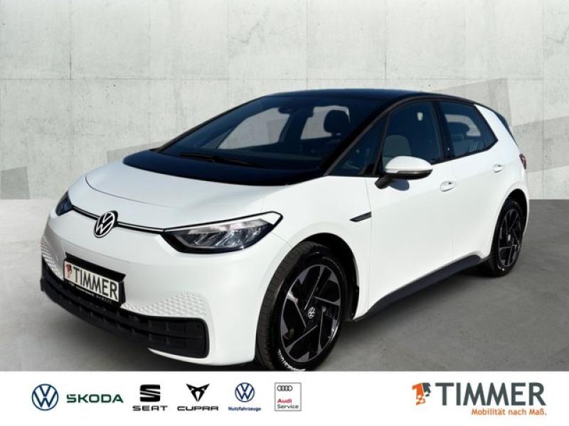VW  ID.3 PRO PERF. 62 kWh +LED +ACC +CARPLAY +NAVI +, Gletscherweiß Metallic Schwarz