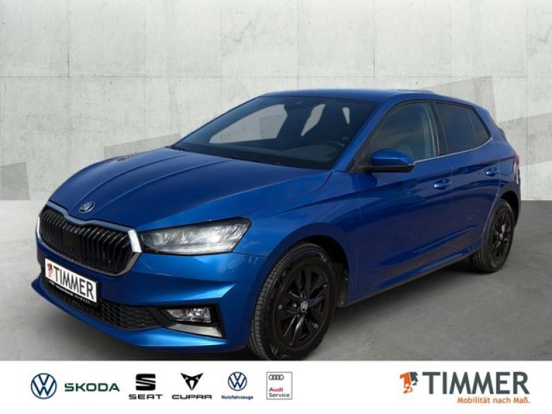 SKODA  Fabia 1.0 TSI +LED +CARPLAY +SHZ +ALU +DAB +, Race Blau Metallic