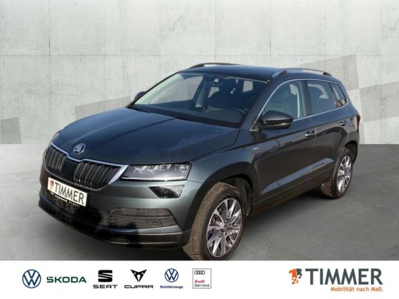 SKODA  Karoq 2.0 TDI CLEVER +LED +CANTON +STHZG +VIRTUA, Quarz-Grau Metallic