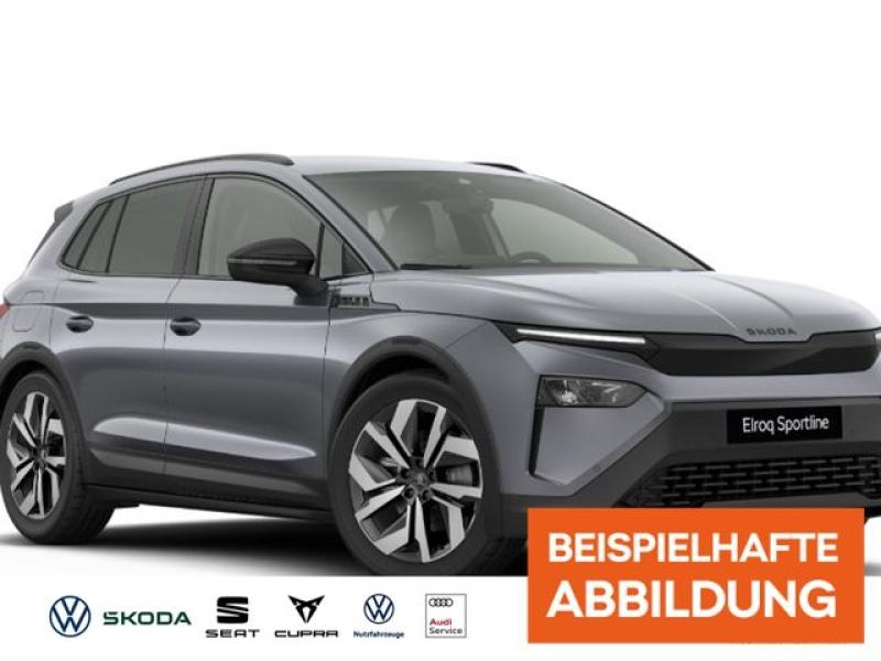 SKODA  Elroq 60 SPORTLINE +AHK +LED +ACC +RKAM +NAVI +S, Stahl Grau