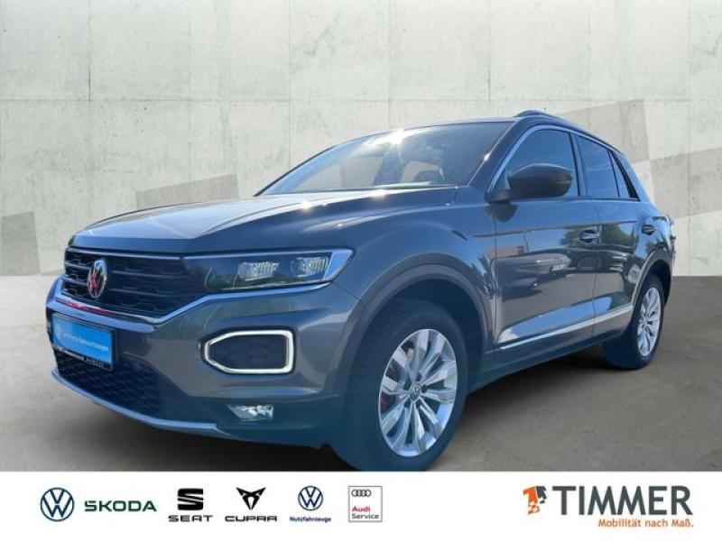 VW  T-Roc 2.0TSI*DSG*4MOTION*AHK*NAVI*PANO*SHZ*LED*K, grau