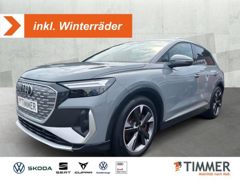 AUDI  Q4 40 e-tron S Line *EXT*INT*82kWh*NAVIPLUS*SOUN, Kieselgrau