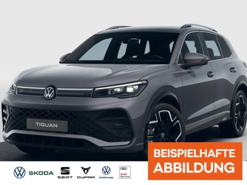 VW  Tiguan 2.0 TDI DSG 4M R-LINE BLACK +AHK +PANO +S, Delfingrau Metallic