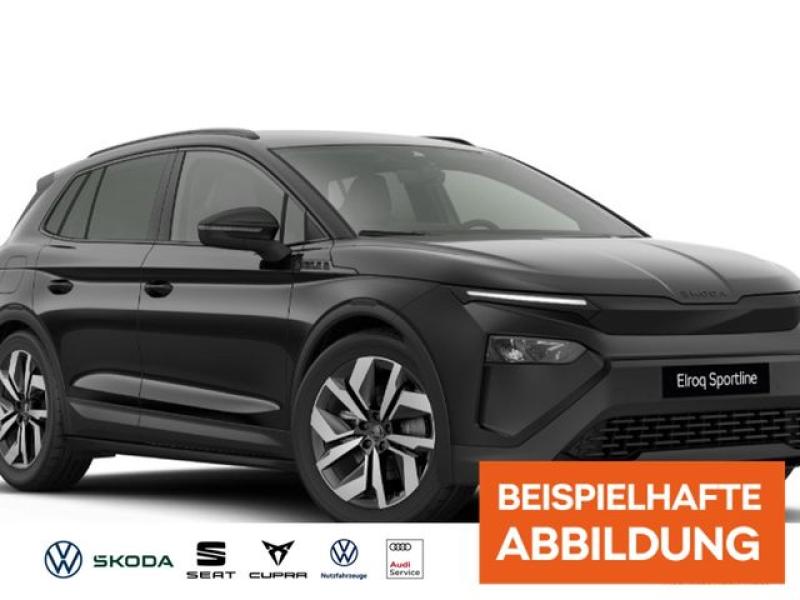 SKODA  Elroq 60 SPORTLINE +AHK +LED +ACC +RKAM +NAVI +S, Black Magic Perleffekt