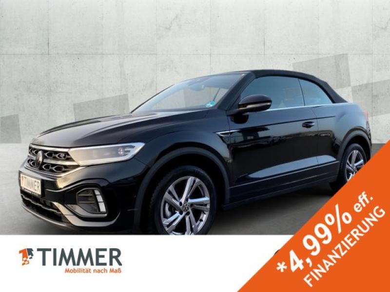 VW  T-Roc Cabriolet 1.5 TSI DSG R-LINE +AHK +LED +AC, Deep Black Perleffekt