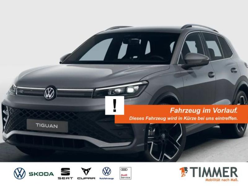VW  Tiguan 2.0 TDI DSG 4M R-LINE BLACK +AHK +PANO +3, Delfingrau Metallic
