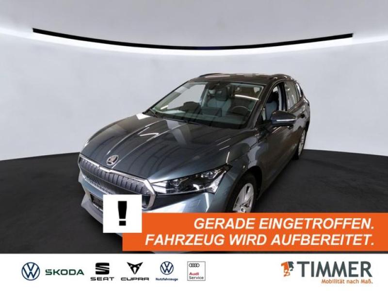 SKODA  Enyaq iV 60 LOFT +WÄPU +AHK +MATRIX +RKAM +NAVI, Quarz Grau Metallic