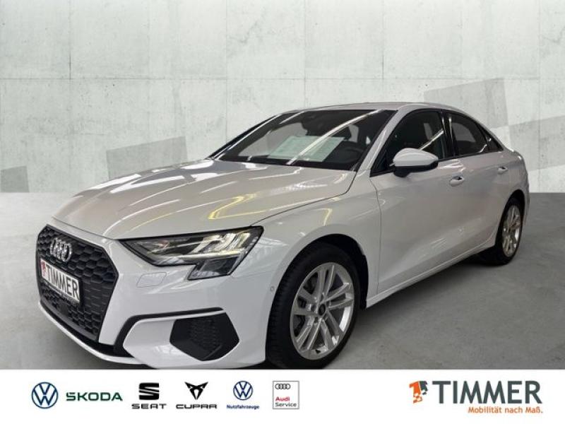 AUDI  A3 Limousine 35 TDI S tronic +LED +RKAM +VIRTUAL, Gletscherweiß Metallic