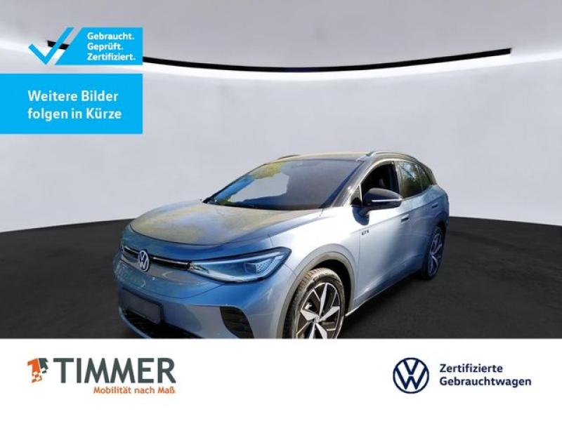 VW  ID.4 GTX 4M 82 kWh +PANO +360° +IQ.LIGHT +ACC +C, Stonewashed Blue Metallic