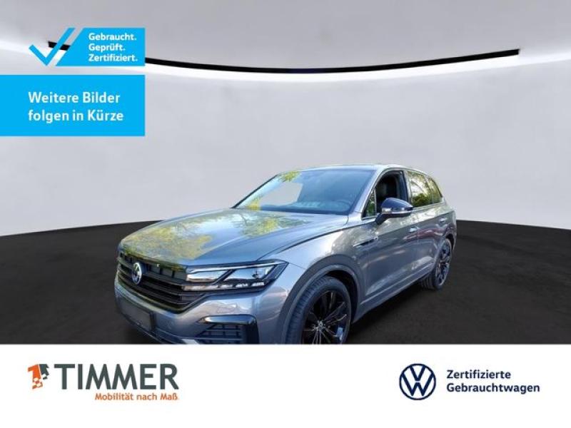 VW  Touareg 3.0 TDI V6 4M R-LINE BLACK +AHK +360° +L, Siliziumgrau Metallic
