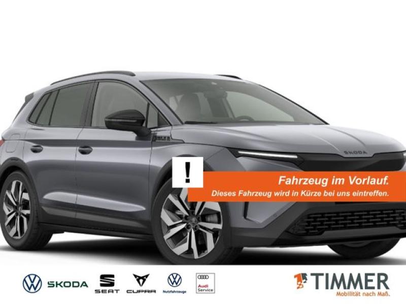 SKODA  Elroq 60 SPORTLINE +AHK +LED +ACC +RKAM +NAVI +S, Stahl Grau