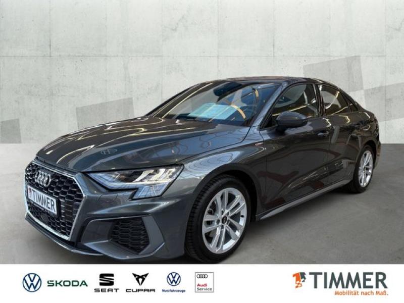 AUDI  A3 Limousine 35 TDI S tronic S LINE +LED +ACC +R, Daytonagrau Perleffekt