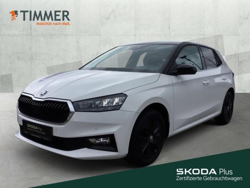 SKODA  Fabia 1.0 TSI STYLE +LED +NAVI +SHZ +ALU +DAB +A, Candy Weiß