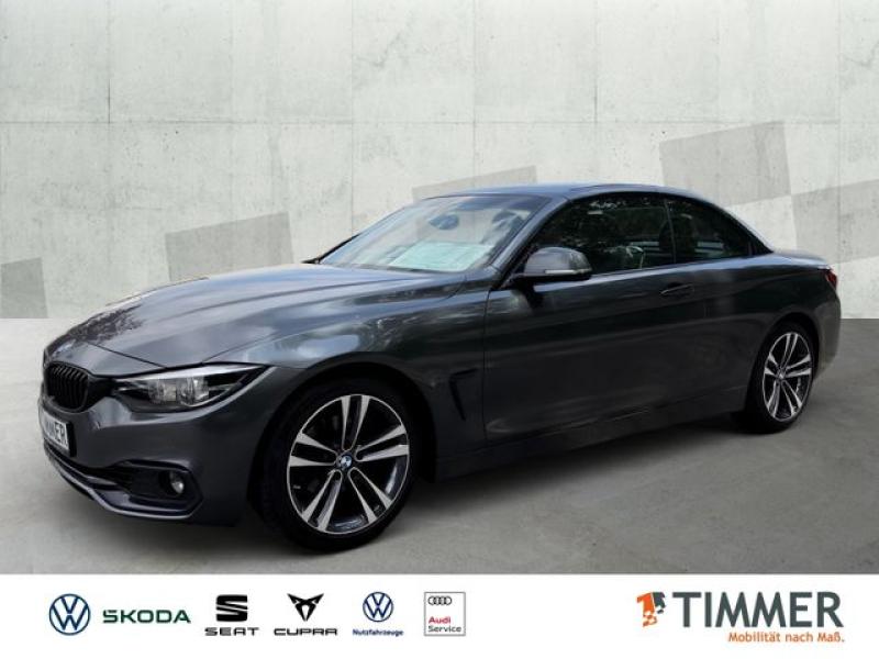 BMW  420i Cabriolet Sport Line *LEDER*NAVI*XENON*AHK*, grau